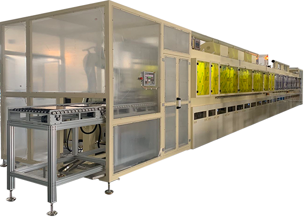 垂直非接触去膜线