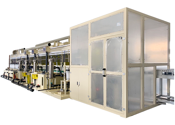 垂直非接触显影线